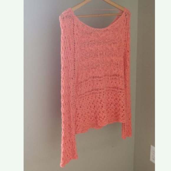 Free People Sweaters - Free People Crochet Sweater Chunky Oversized